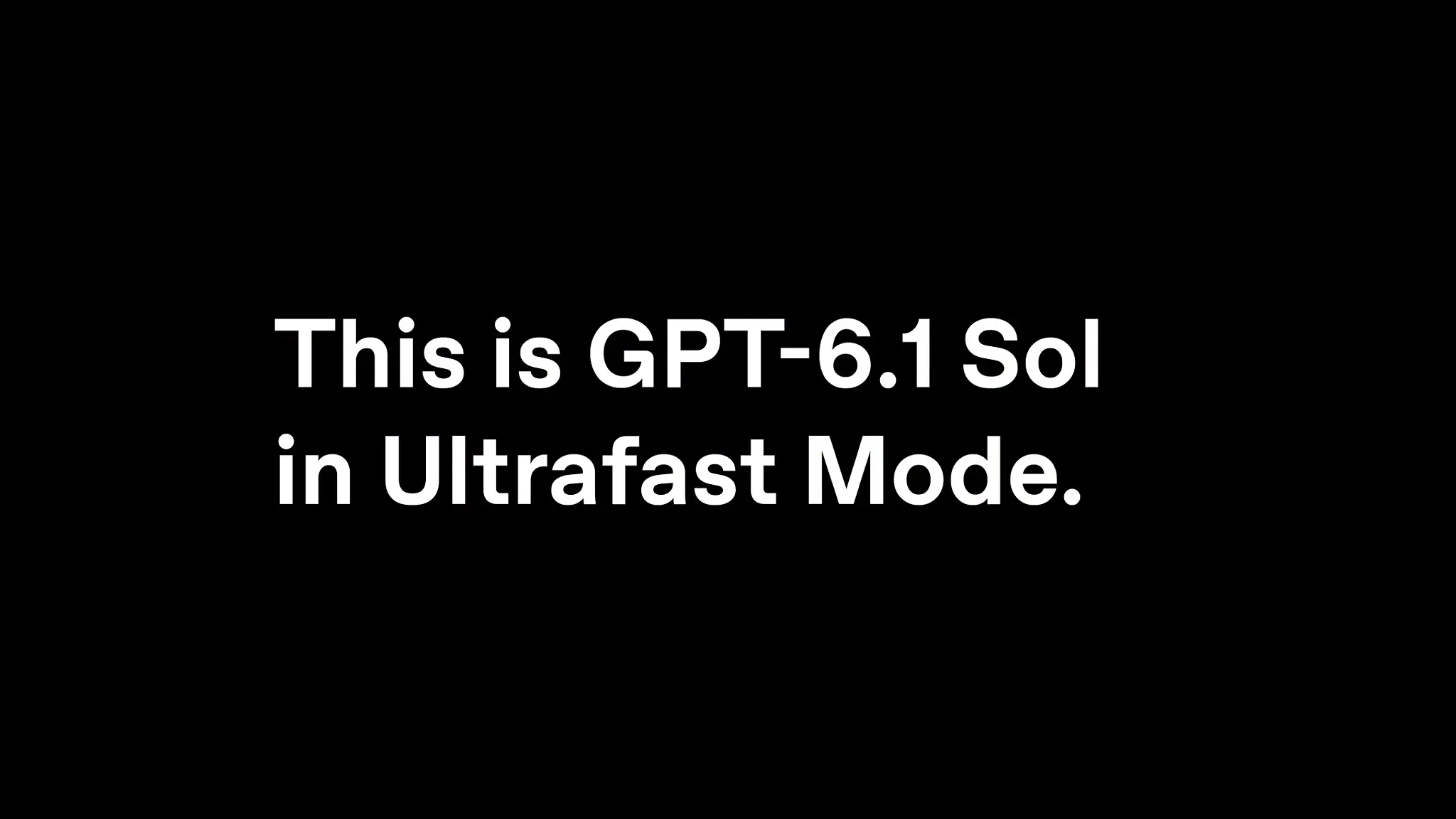 오픈AI, GPT-6.1 Sol Ultrafast 출시 · Image: METAL LAB