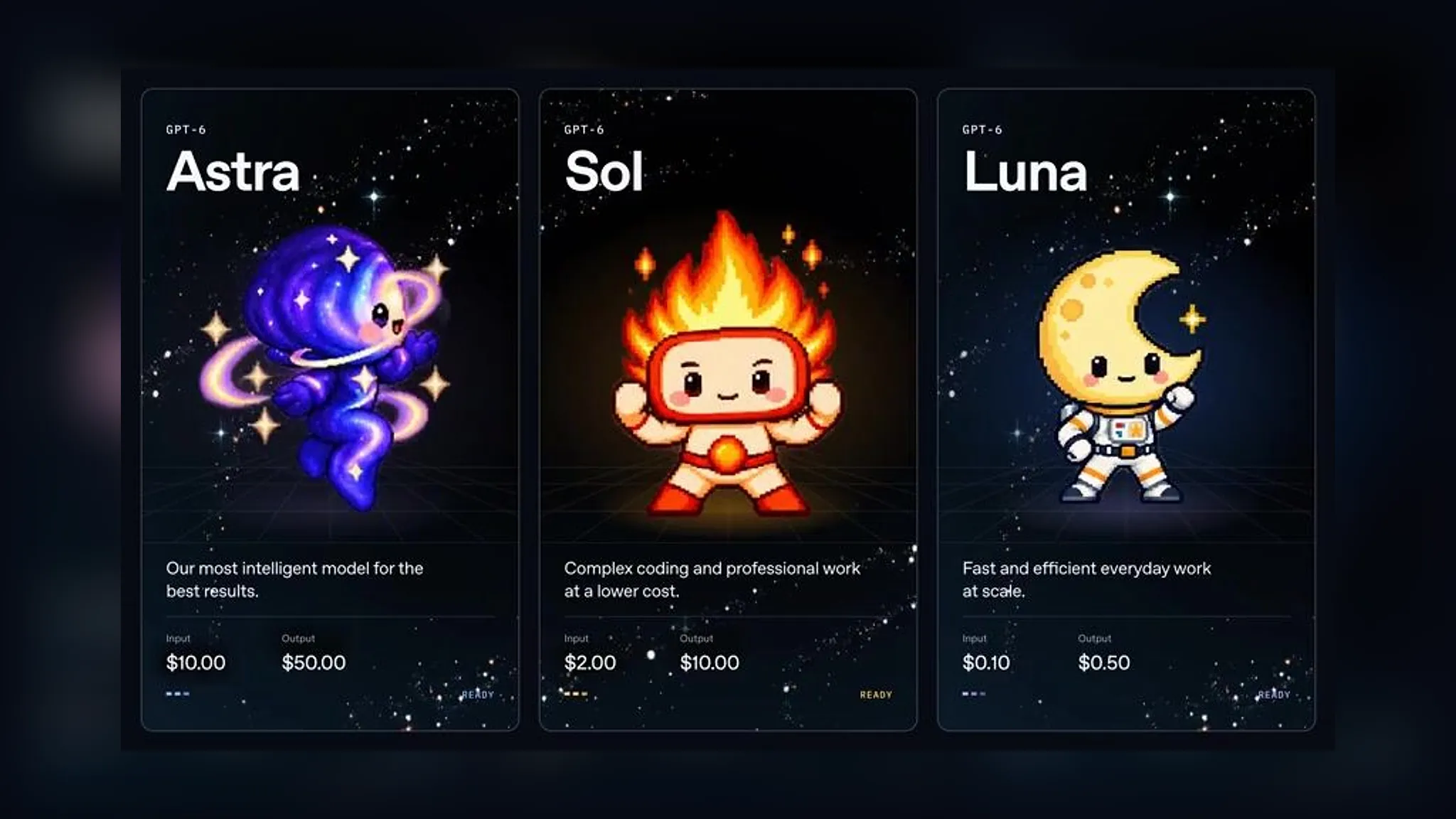 오픈AI, GPT-6 Sol과 Luna 공개 · Image: METAL LAB